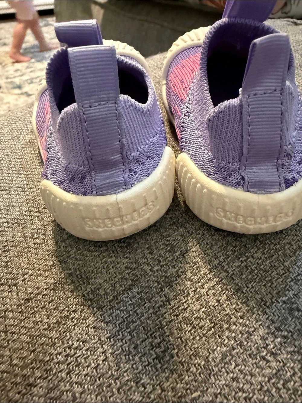 Skechers Little Explorers Kids Slip-On Water Shoes Purple and Pink VGUC